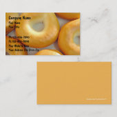 Bagel-Visitenkarten Visitenkarte (Vorne/Hinten)