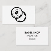 Bagel-Visitenkarten Visitenkarte (Vorne/Hinten)