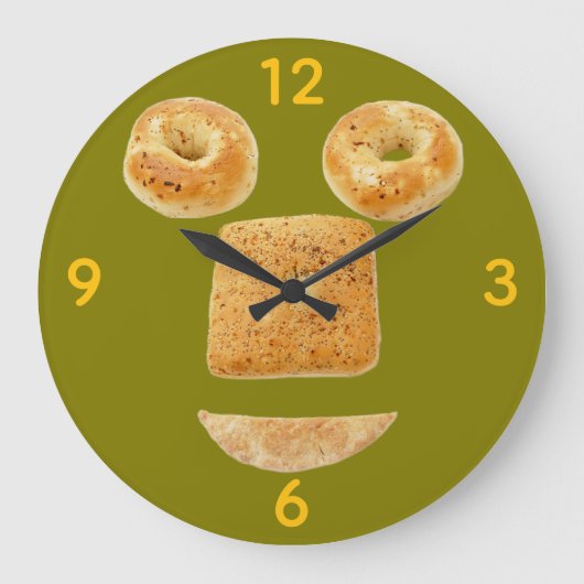BAGEL Wanduhr (Vorderseite)