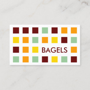 BAGELS mod Plätze Visitenkarte