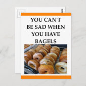 BAGELS POSTKARTE (Vorne/Hinten)