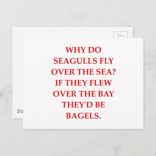 BAGELS POSTKARTE (Vorne/Hinten)