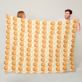 Bagels und Creme Fleecedecke