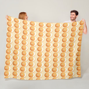 Bagels und Creme Fleecedecke