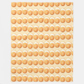 Bagels und Creme Fleecedecke (Vorderseite)