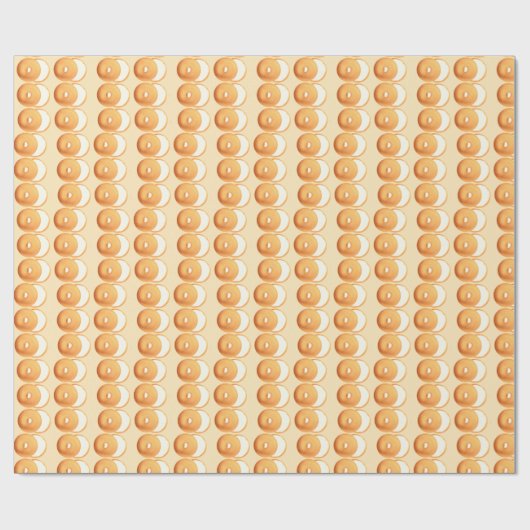 Bagels und Creme Geschenkpapier (Flach)