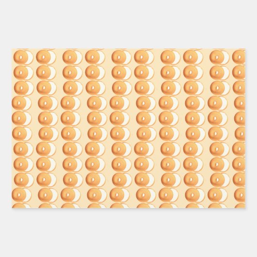 Bagels und Creme Geschenkpapier Set (Vorderseite 2)
