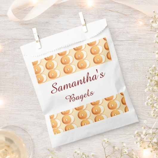Bagels und Creme Geschenktütchen (Ausgeschnitten)