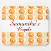 Bagels und Creme Mousepad (Vorne)