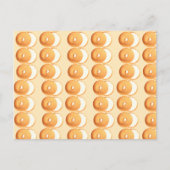 Bagels und Creme Postkarte (Vorderseite)