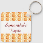 Bagels und Creme Schlüsselanhänger (Rückseite)