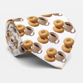 Bagels und Kaffee Krawatte (Gerollt)