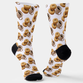 Bagels und Kaffee Socken