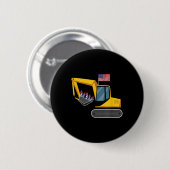 Bagger 4. Juli Unabhängigkeitstag schwere Ausrüstu Button (Vorne & Hinten)