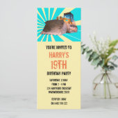 Bagger als geplant einladung (Stehend Vorderseite)