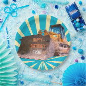 Bagger als geplant pappteller (Party)