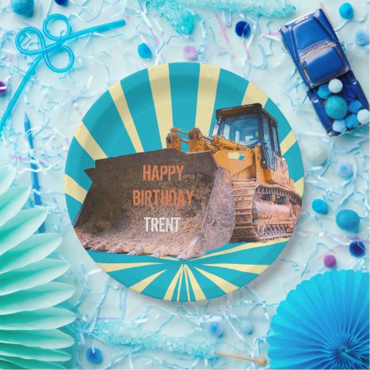 Bagger als geplant pappteller (Party)