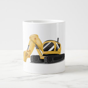 Bagger auf einem Gebäude Jumbo-Tasse