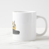 Bagger auf einer Baustelle Jumbo-Tasse (Rechts)