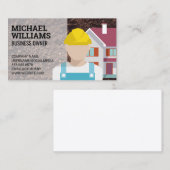 Bagger | Bauarbeiter Visitenkarte (Vorne/Hinten)