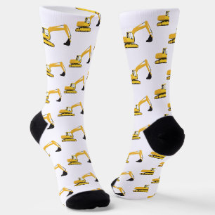 Bagger Bauwagen Socken