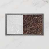 Bagger | Betonstahl Visitenkarte (Rückseite)