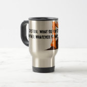 Bagger-Betreiber-Reise-Tasse Reisebecher (Vorderseite Links)