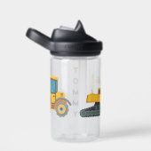 Bagger Bulldozer Personalisiert Trinkflasche (rechts)