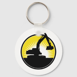 Bagger des mechanischen Gräbers Schlüsselanhänger