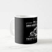 Bagger Drift Cars Niedlich Dig Construction Worker Kaffeetasse (Vorderseite Links)
