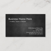 Bagger für Bulldozer - Lastwagenfahrer Visitenkarte (Rückseite)