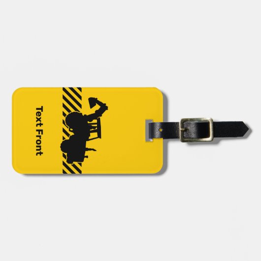 Bagger Gepäckanhänger (Vorderseite horizontal)