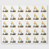 Bagger Geschenkpapier (Flach)