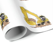 Bagger Geschenkpapier (Rolleneckpunkt)