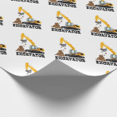 Bagger Geschenkpapier (Ecke)