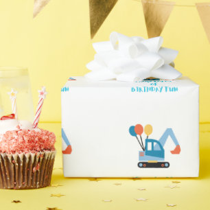 Bagger-Geschenkverpackungsblatt Geschenkpapier