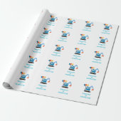 Bagger-Geschenkverpackungsblatt Geschenkpapier (Ungerollt)