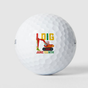 Bagger I Dig Juneteenth Kinder Golfball
