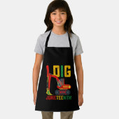 Bagger I Dig Juneteenth Kinder Schürze (Insitu)