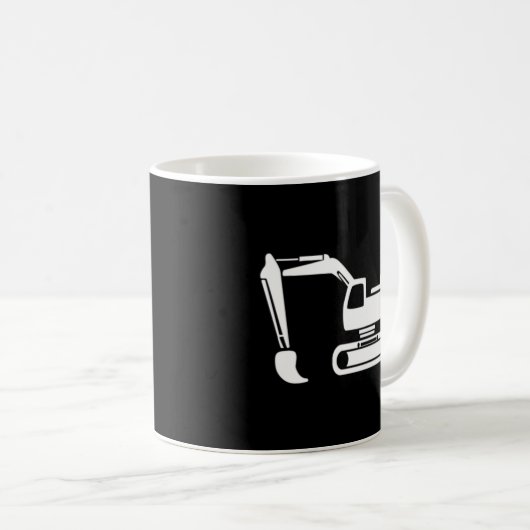 Bagger Kaffeetasse (VorderseiteRechts)