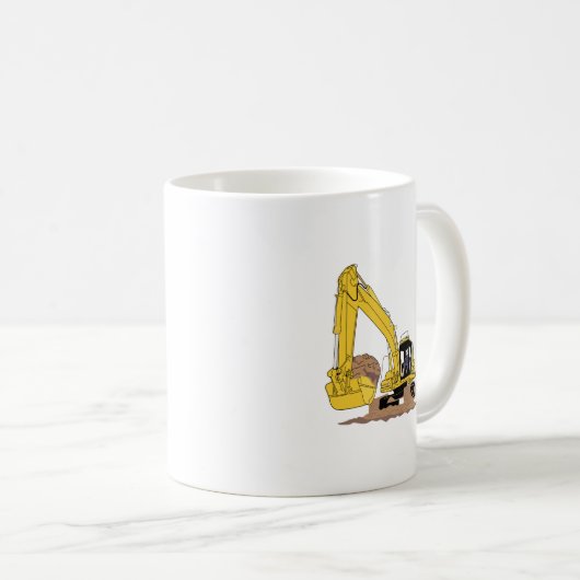 Bagger Kaffeetasse (VorderseiteRechts)