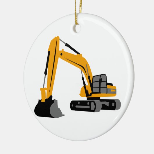 Bagger Keramik Ornament (Links)