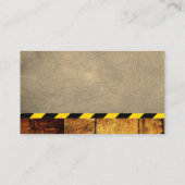 Bagger | Konstruktion | Holzleather Visitenkarte (Rückseite)