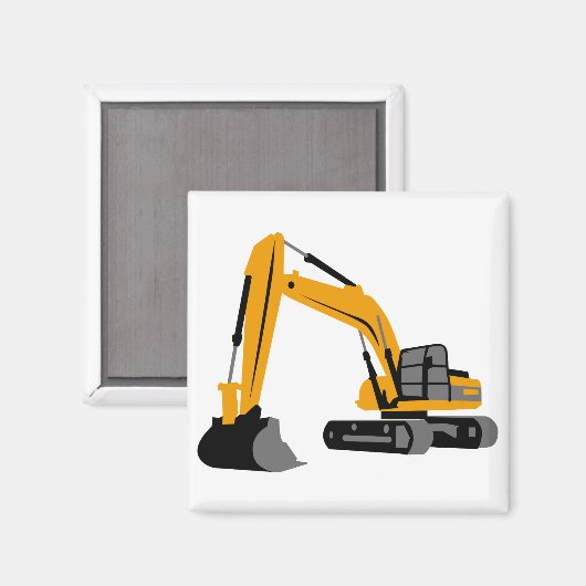 Bagger Magnet (Vorderseite/Rückseite)