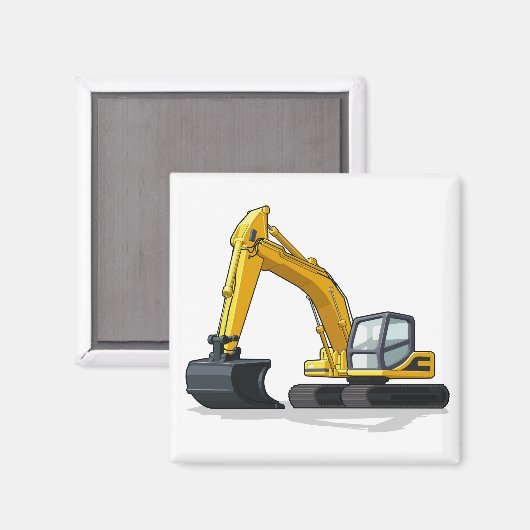 Bagger Magnet (Vorderseite/Rückseite)