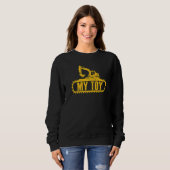 Bagger My Toy Construckup Worker Digger Exca Sweatshirt (Vorne ganz)