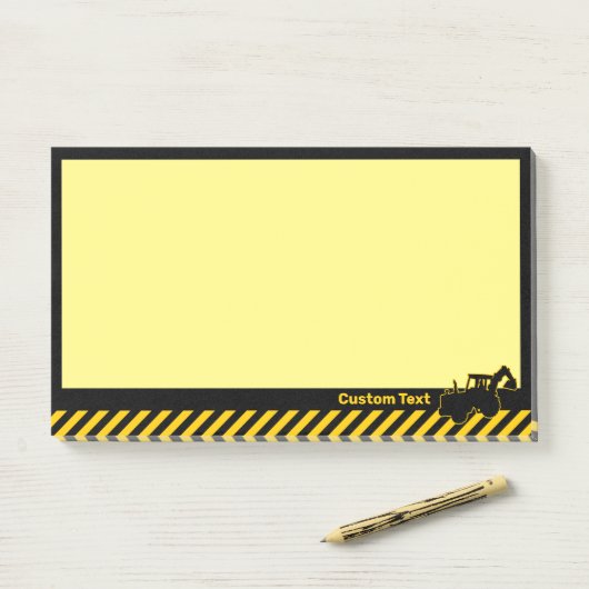 Bagger Post-it Klebezettel (Auf Schreibtisch)