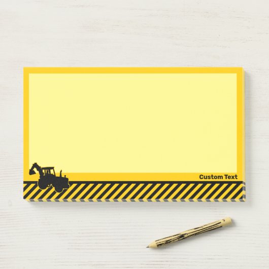 Bagger Post-it Klebezettel (Auf Schreibtisch)