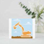 Bagger Postkarte (Stehend Vorderseite)