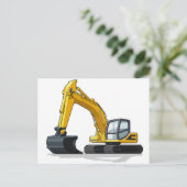 Bagger Postkarte (Stehend Vorderseite)